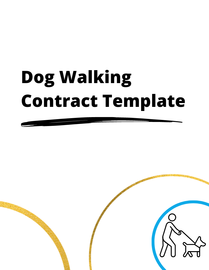 Dog Walking Contract Template