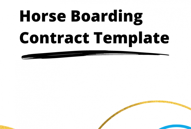 Sample Horse Boarding Contract Template